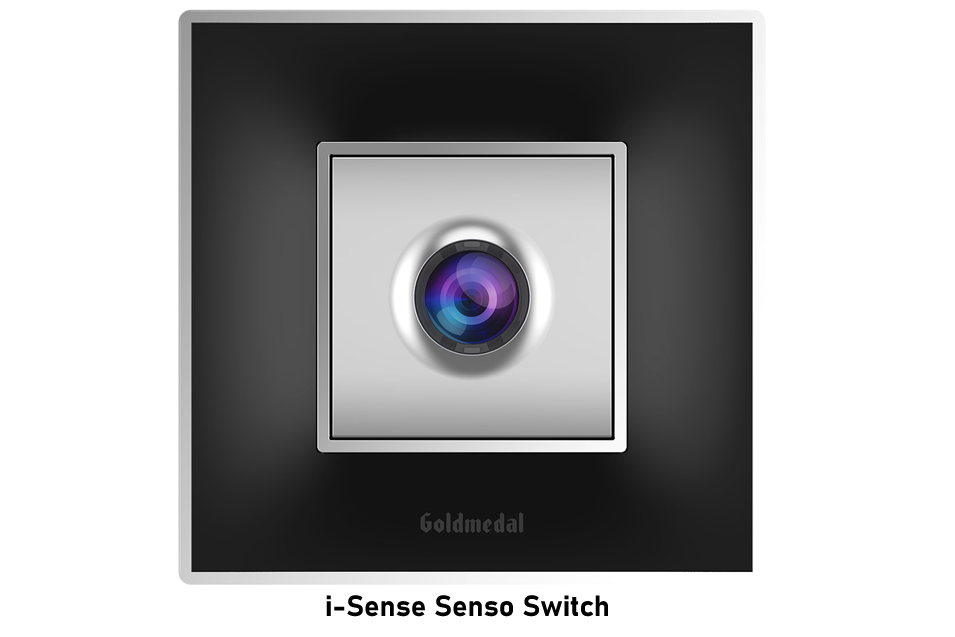 Goldmedal's i-Sense-Senso Switch with sensor at the center